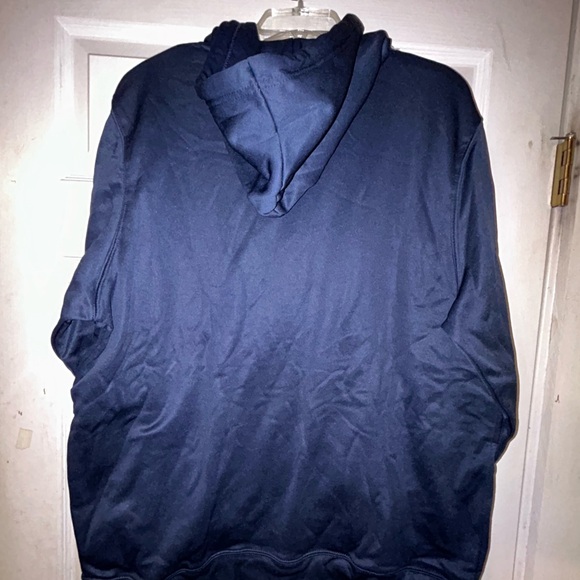 🏈🏟️ University of Michigan Wolverines Marquee Stadium Navy Polyester Hoodie 🏈 - Picture 2 of 14